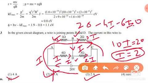 9 January JEE Mains 2020 Shift 2 Physics Question paper full discussion with Solution