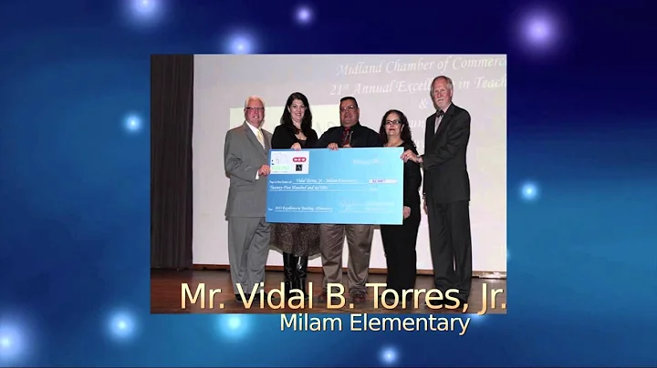 Congratulations - Mr. Vidal B. Torres, Jr. of Mila...