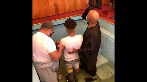 NBA Youngboy Artist P Yungin Getting Baptized - DayDayNews