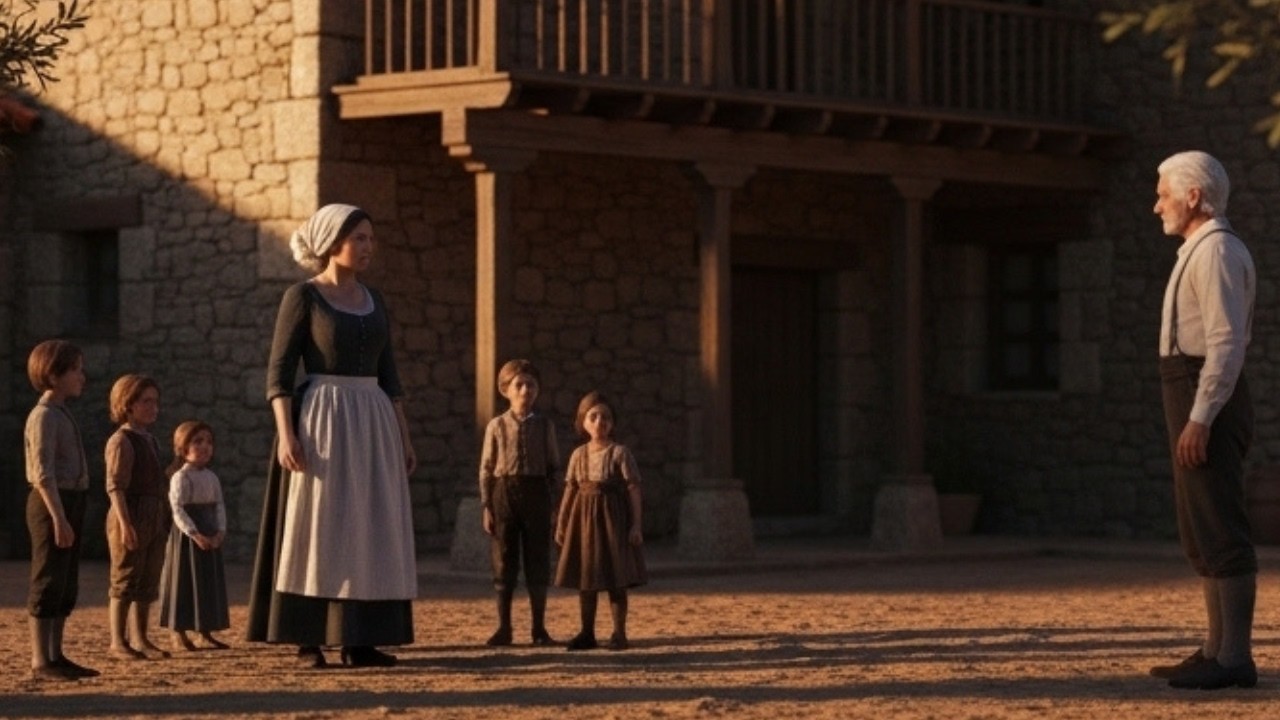 La viuda con 5 hijos se casó con un hacendado por un techo… pero descubrió el verdadero amor.