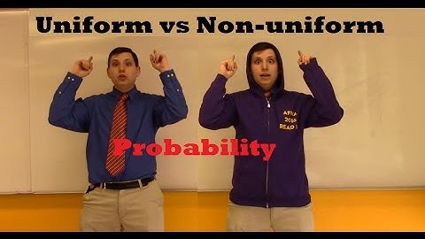 Uniform Vs Non-Uniform Probability