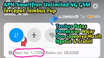 Full Speed!! APN Smartfren 4G GSM Tercepat Anti Fup Unlimited