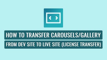 WP Carousel Pro - How To Transfer Carousels/Gallery from Dev to Live Site (License Transfer)