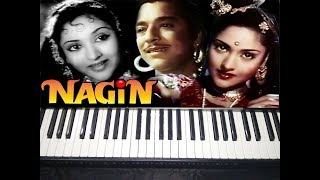 Nagin Song Tan Dole Mera Man Dole Playing on Piano(Slowly Piano Tutorial) chords