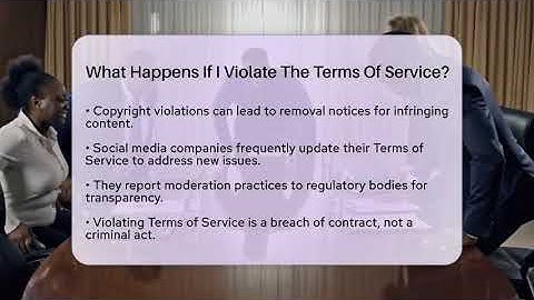 What Happens If I Violate The Terms Of Service? - Everyday-Networking