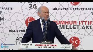 İşte cesaret, işte feraset ... - Devlet Bahçeli