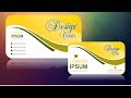 Coreldraw x7 Tutorial Business Card Design #13 with AS Graphics