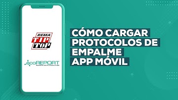 Cargar protocolos de empalme app. móvil | ecoREPORT | Rema Tip Top