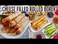 Turkish White Cheese Filled Rolled Borek