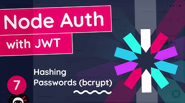 Node Auth Tutorial (JWT) #7 - Hashing Passwords