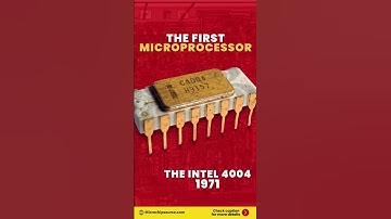 🔙 #TBT to 1971—the birth of the microprocessor that changed everything! 💻🚀