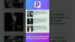 How to use phoenix browser to watch favorite movies screenshot 4