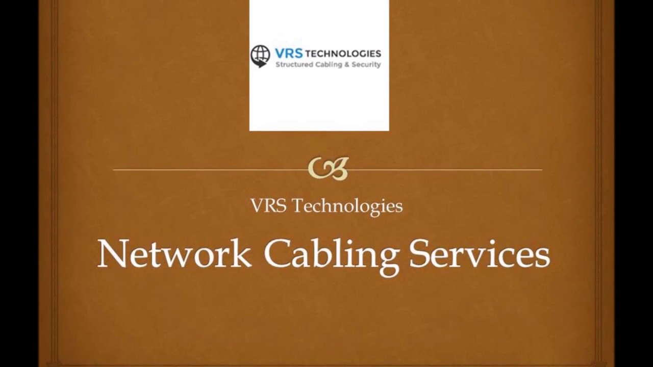 Network Cabling Services in Dubai - VRS Technologies