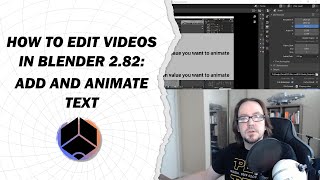 Adding and animating text in blender 2.82 is easy. part 5, we cover
how to add over your video clips create a simple animation with the
over...