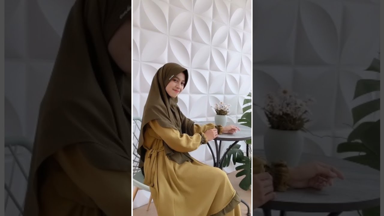 Model gamis polos simple elegan 2022 Couple Fuji Muslimah Clothing Wears 