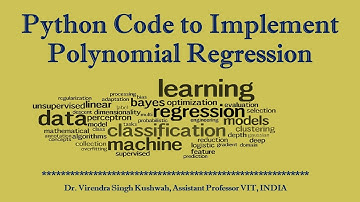 Python Code to Implement Polynomial Regression