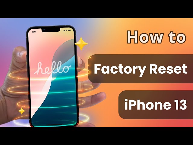 How to Factory Reset iPhone 13 | Step By Step 2025 - YouTube