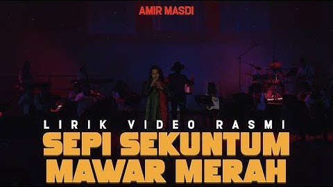 Sepi Sekuntum Mawar Merah - Amir Masdi | Lirik Video Rasmi
