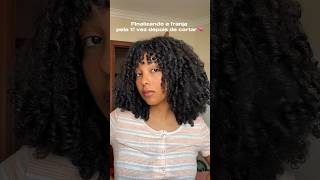 Finalizando A Franja Cacheada Ção