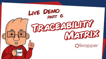 qmsWrapper - Live Demo Part 6: Traceability Matrix