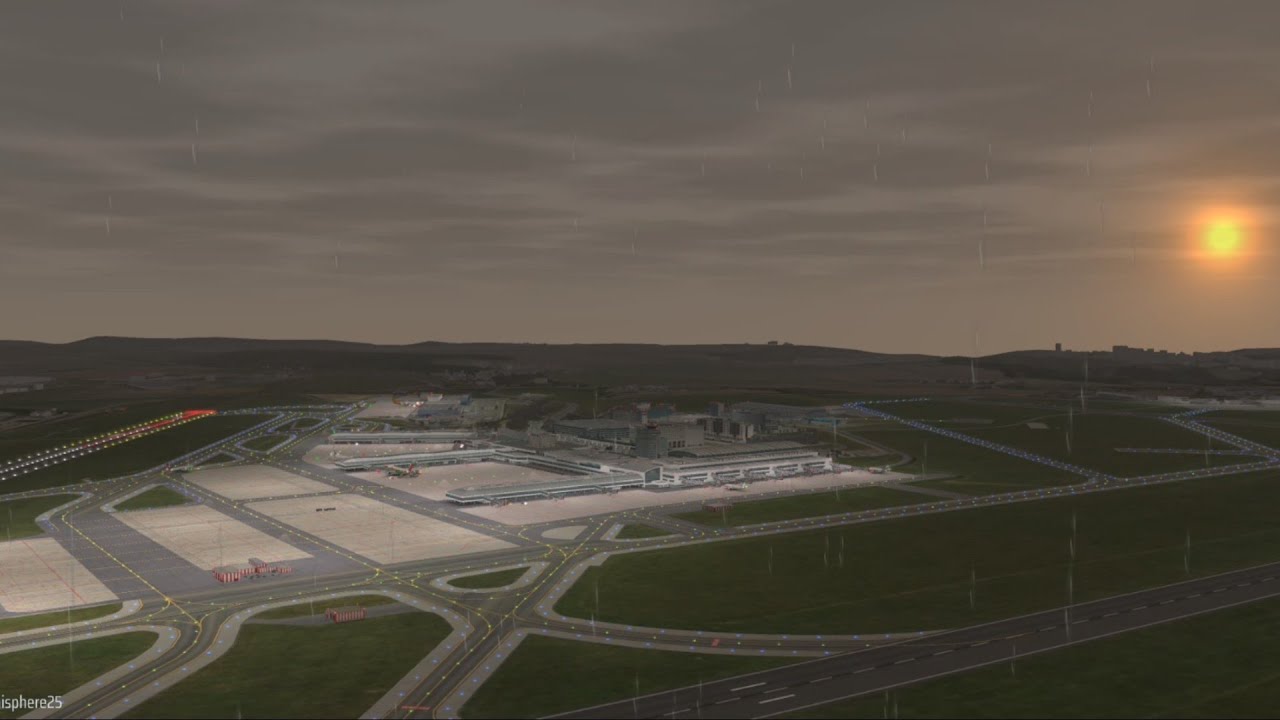 Beautiful view of PRG | World of Airports Gameplay 