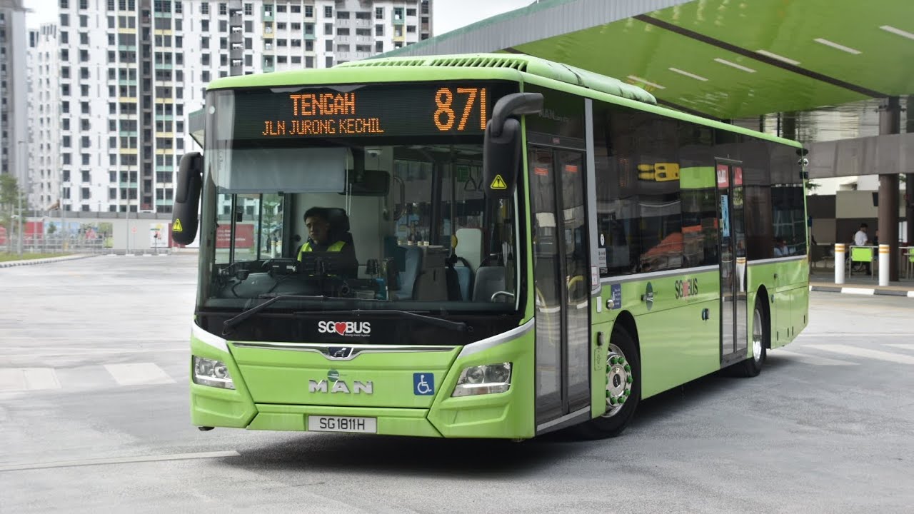 First day of operations - Tengah Bus Interchange