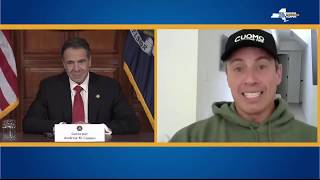 Cuomo brothers joke at New York governor's daily briefing