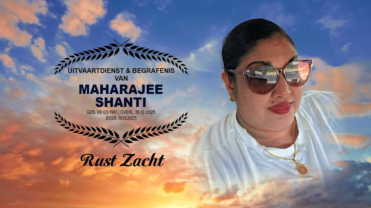 Livestream: Uitvaartdienst en Begrafenis van Maharajee Shanti || 19.12.2025