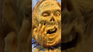 3D pumpkin carving - Happy Halloween!