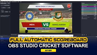 How Work OBS Studio Cricket Scoreboard Software - Live Stream Local Cricket Match screenshot 5