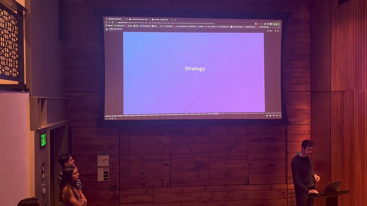 Harvard ES139 - Office Hours Pitch