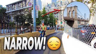 Cycling the New Brooklyn Bridge Bike Lane (September 2021)