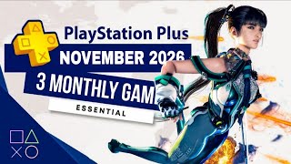 PlayStation Plus Essential November 2026 Monthly Games | PS Plus November 2026