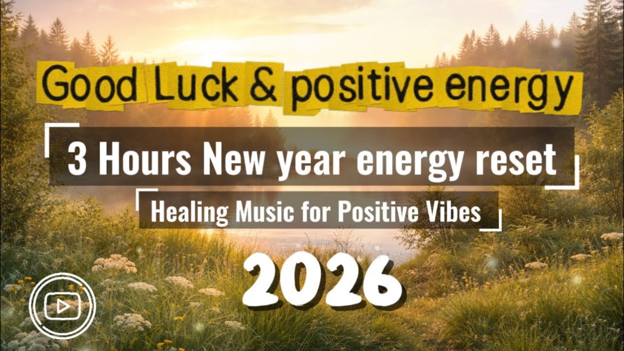 New Year Energy Reset for Good Luck 🍀｜3 Hours of Positive Energy ...