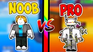 Noob Vs Pro On Blade Ball! (ROBLOX Blade Ball)