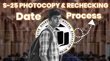 MSBTE SUMMER 2025 Photocopy & Rechecking Timetable | MSBTE New Update