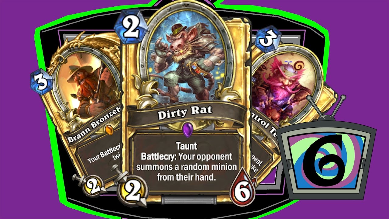 Hearthstone Is Dirty Rat forced card discard? YouTube
