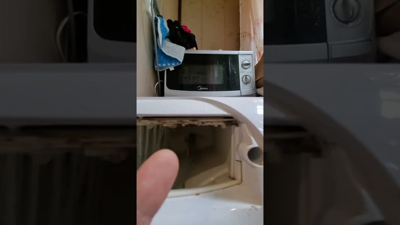 Вода в отделе для кондиционера. Ремонт Стиральных машин!