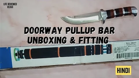 GOCART Nonslip Carbon Steel Doorway Mountable Adjustable Gym Bar, Pull-up Bar for Home