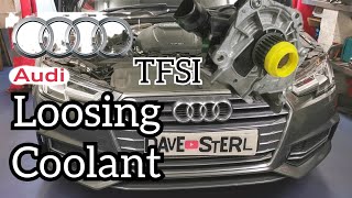 Audi A4 2.0 TFSI. Coolant Loss. Thermal Management
