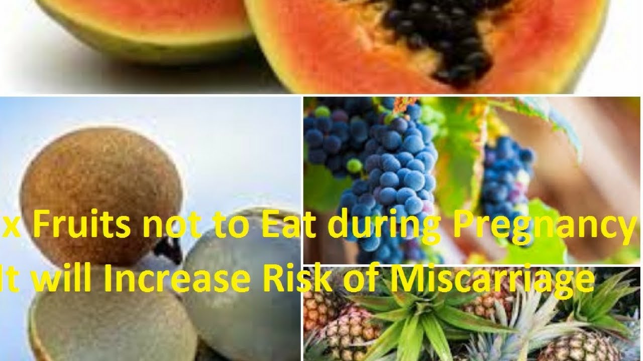 Six Fruits not to Eat during Pregnancy - It will Increase Risk of Miscarriage - YouTube