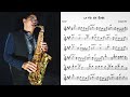 La vie en rose easy solo for saxophone