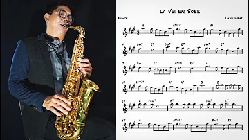 La Vie En Rose (easy solo) for Saxophone