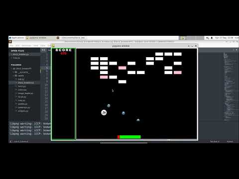 Simple block breaker | python | pygame
