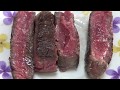 【料理】めっさレアになってしまったステーキ