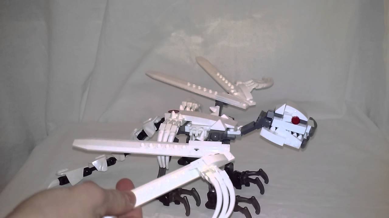 Lego MOC Skeletons' Dragon (Na Konkurs LegoFanki) YouTube