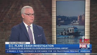 Retired Marine pilot discusses D.C. plane crash investigation