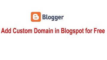 Add custom domain in blogspot free