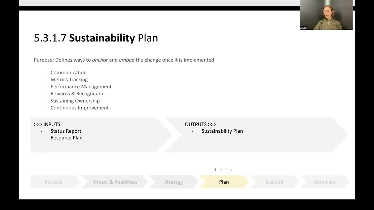 7 Sub-Groups of 5.3.1 Develop Comprehensive Change Management Plan: CCMP Exam Prep 2024