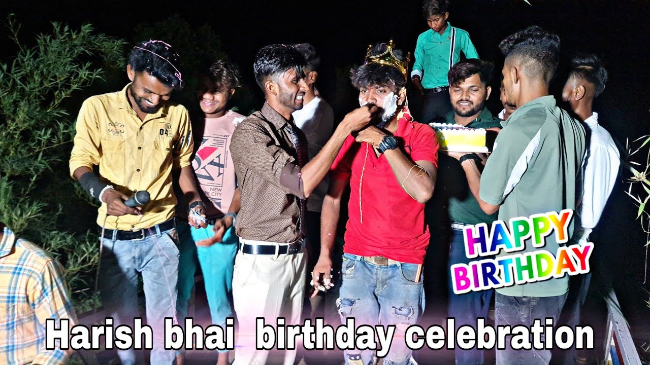 bajrang band Tingri player Harish bhai birthday 🎂 🥳 🎉 celebration - YouTube